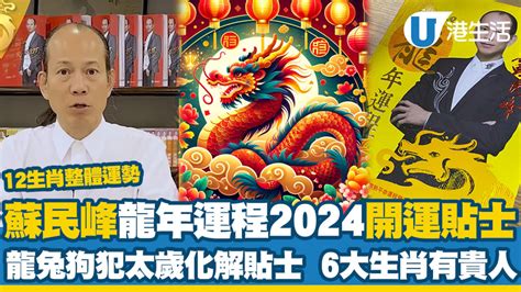 霧水桃花化解|龍年運程2024｜蘇民峰12生肖運勢+犯太歲化解方法一 